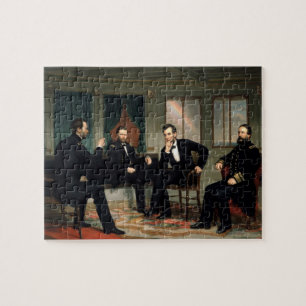 "Das Friedensstifter" - Abe Lincoln Puzzlespiel Puzzle
