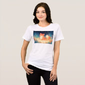 Das friedliche Fuchsreich Tri-Blend Shirt (Vorderseite voll)