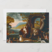 Das friedliche Königreich und der Vertrag von Penn Dankeskarte (Vorderseite)