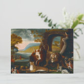 Das friedliche Königreich und der Vertrag von Penn Dankeskarte (Stehend Vorderseite)