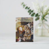 Das friedliche Königreich - Visitenkarte (Stehend Vorderseite)