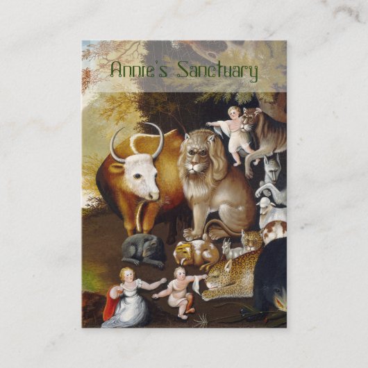 Das friedliche Königreich - Visitenkarte (Vorderseite)