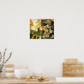 DAS FRIEDLICHE KÖNIGREICH VON E. Hicks Poster (Küche)