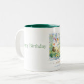 Das friedliche Königreich Zweifarbige Tasse (Vorderseite Links)