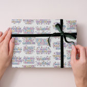 Das Friendsgiving-Fest-Einwickelpapier Geschenkpapier