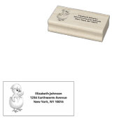 Das frisch gepeitschte Osterkätzchen Gummistempel (Stempel)