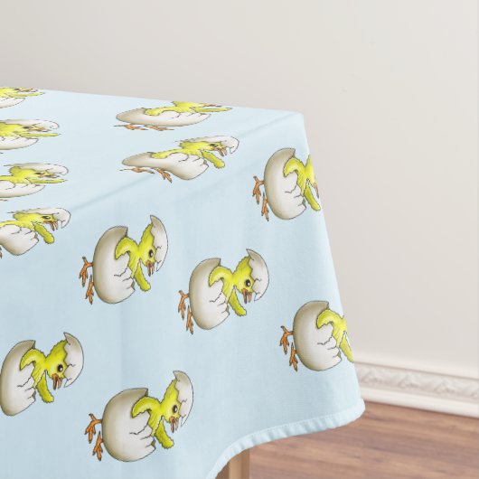 Das frisch gepeitschte Osterkätzchen Tischdecke (Beispiel)