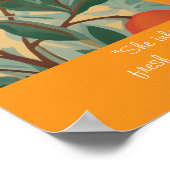 Das frische Granatapfel Poster (Ecke)