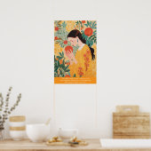 Das frische Granatapfel Poster (Küche)