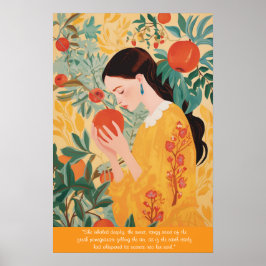 Das frische Granatapfel Poster