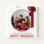 Das frohe Weihnachts-Spiral-Notebook der besten Fa Notizblock (Rückseite)