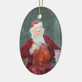 Das fröhliche Pint Keramik Ornament (Links)