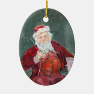 Das fröhliche Pint Keramik Ornament