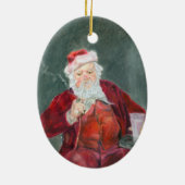Das fröhliche Pint Keramik Ornament (Hinten)