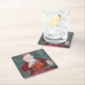 Das fröhliche Pint Rechteckiger Pappuntersetzer (Vor Ort)