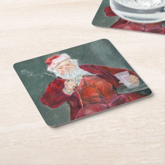 Das fröhliche Pint Rechteckiger Pappuntersetzer (angewinkelt)