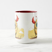 „Das fröhliche Punkti-Monster“ Tasse (Zentrum)