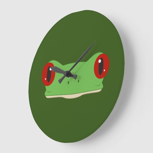 Das Froschgefecht Große Wanduhr (Winkel)