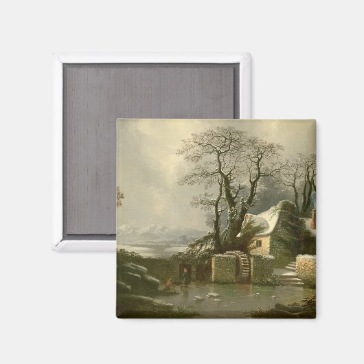 Das Frostmehlrennen Magnet (Vorderseite/Rückseite)