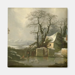 Das Frostmehlrennen Magnet