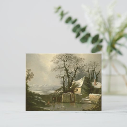 Das Frostmehlrennen Postkarte (Stehend Vorderseite)