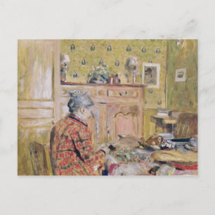 Das Frühstück der Künstlerin, 1899-1904 Postkarte