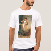 Das Frühstück der Miezekatze T-Shirt (Vorderseite)