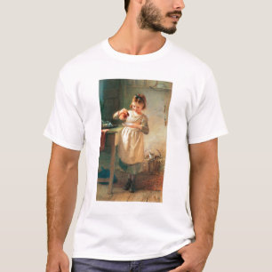 Das Frühstück der Miezekatze T-Shirt