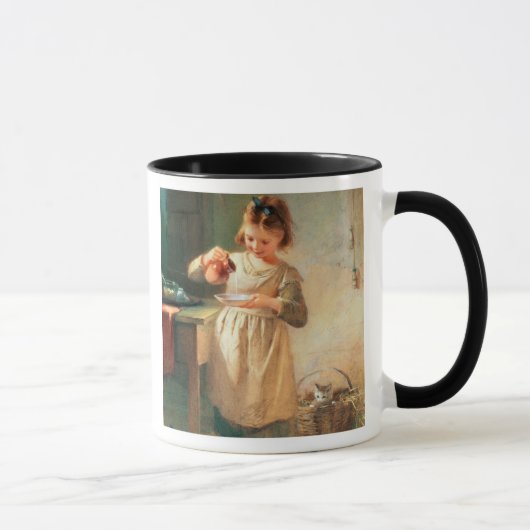 Das Frühstück der Miezekatze Tasse (Rechts)