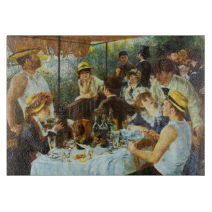 Das Frühstück der Ruderer von Pierre Renoir Schneidebrett