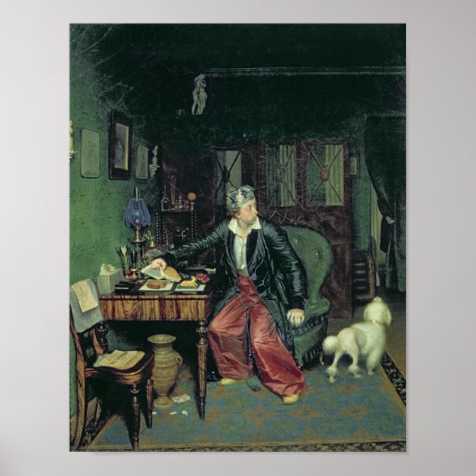 Das Frühstück des Aristokraten, 1849-50 Poster (Vorne)