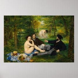 Das Frühstück im Freien von Édouard Manet Poster