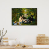 Das Frühstück im Freien von Édouard Manet Poster (Küche)