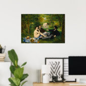 Das Frühstück im Freien von Édouard Manet Poster (Heimbüro)