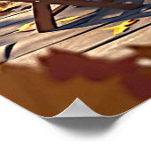 Das Frühstück im Herbst Poster (Ecke)