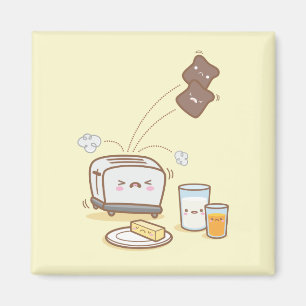 Das Frühstück ist im Zelt ruiniert Magnet