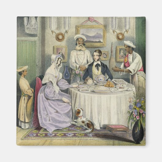 Das Frühstück, Teller 3 von "Anglo Amerikanischen Magnet (Vorne)