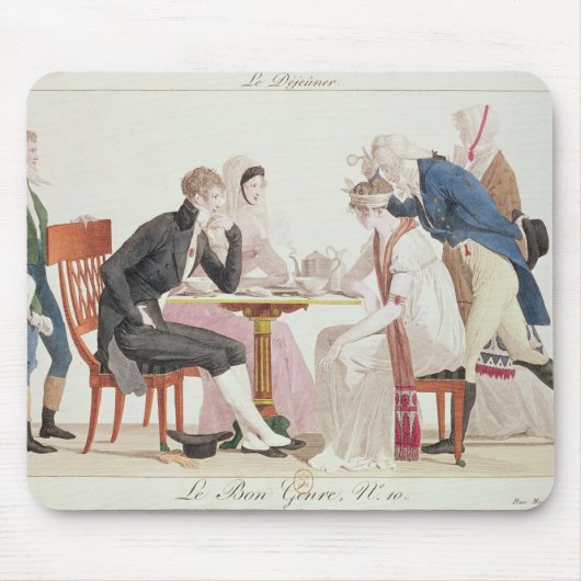 Das Frühstück, 'vom Bon Genre Mousepad (Vorne)