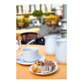 Das Frühstück wird serviert Fotodruck (Vorne)