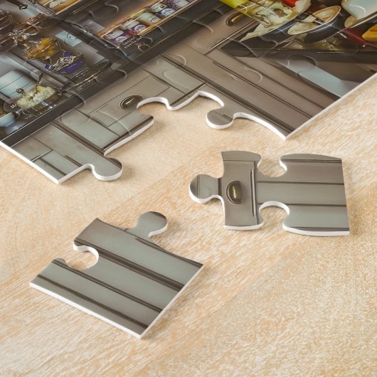 Das Frühstücksbuffet des Hotels Puzzle (Seite)