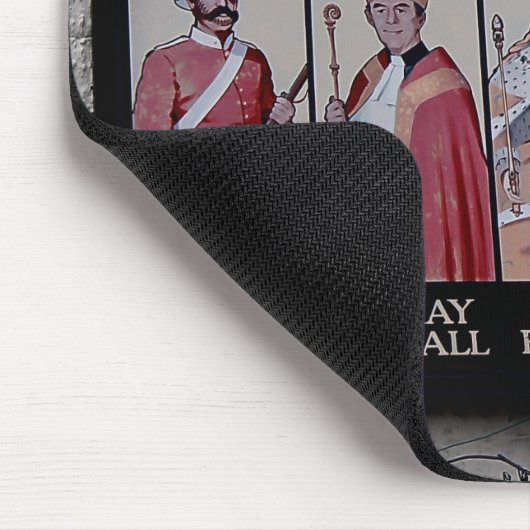 Das Fünf-Sterne-Zeichen für Großbritannien Mousepad (Ecke)