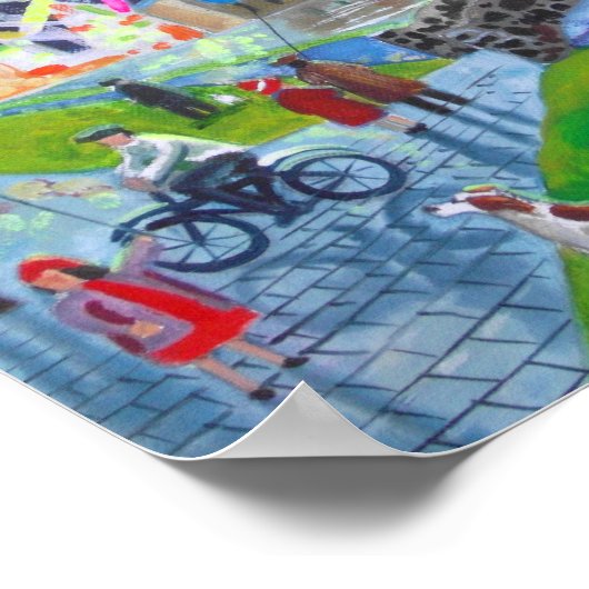 das FunFair Ölgemälde Gordon Bruce art Poster (Ecke)