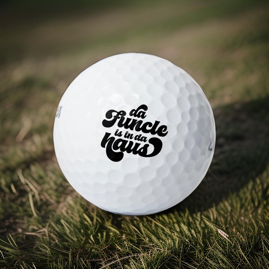 Das funktionelle, schlichte Vintage Retro Golfball