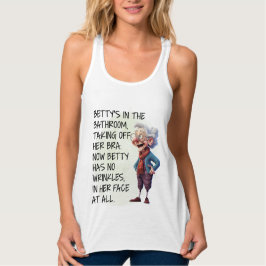 Das Funny Betty's im Badezimmer Tank Top