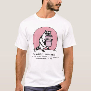 Das Funny Pawnee-Racoon-Problem befindet sich unte T-Shirt