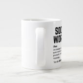 Das Funny Social Worker-Wörterbuch - Definition-Ka Jumbo-Tasse (Rückseite)