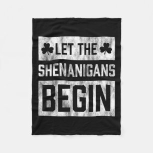 Das Funny St Patricks Day Shirt Lasse die Shenanig Fleecedecke