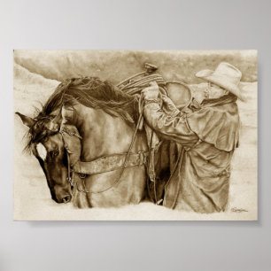 Das für den Job LEINWAND-DRUCK Poster