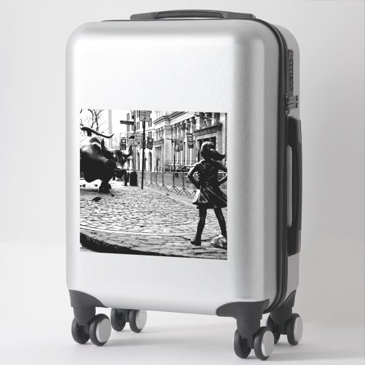 Das Furchtlose Mädchen Aufkleber (Koffer)