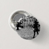 Das Furchtlose Mädchen Button (Vorne & Hinten)